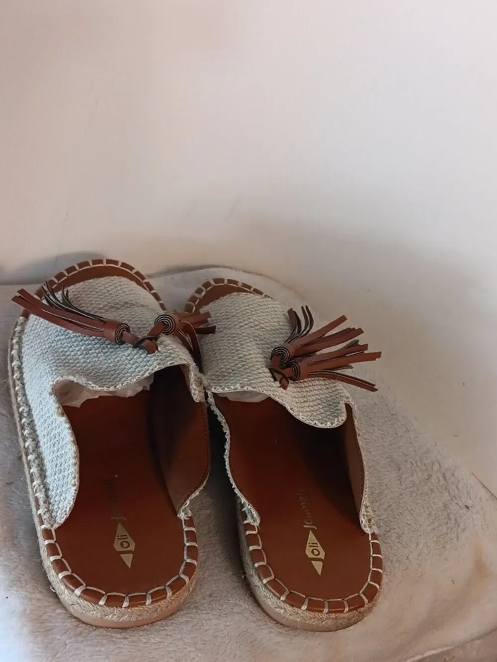 JoliMall cream woven